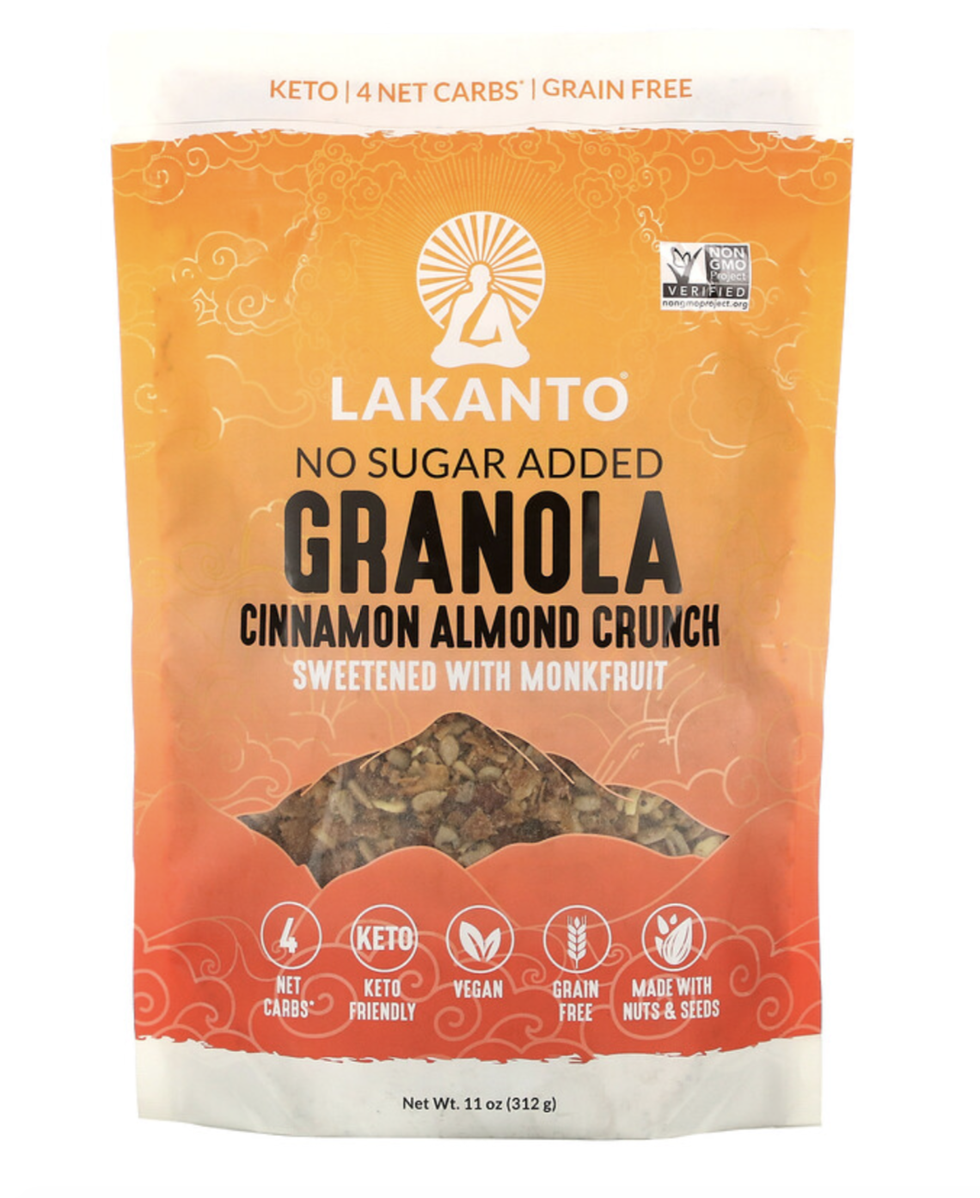 Lakanto, Granola, Cinnamon Almond Crunch