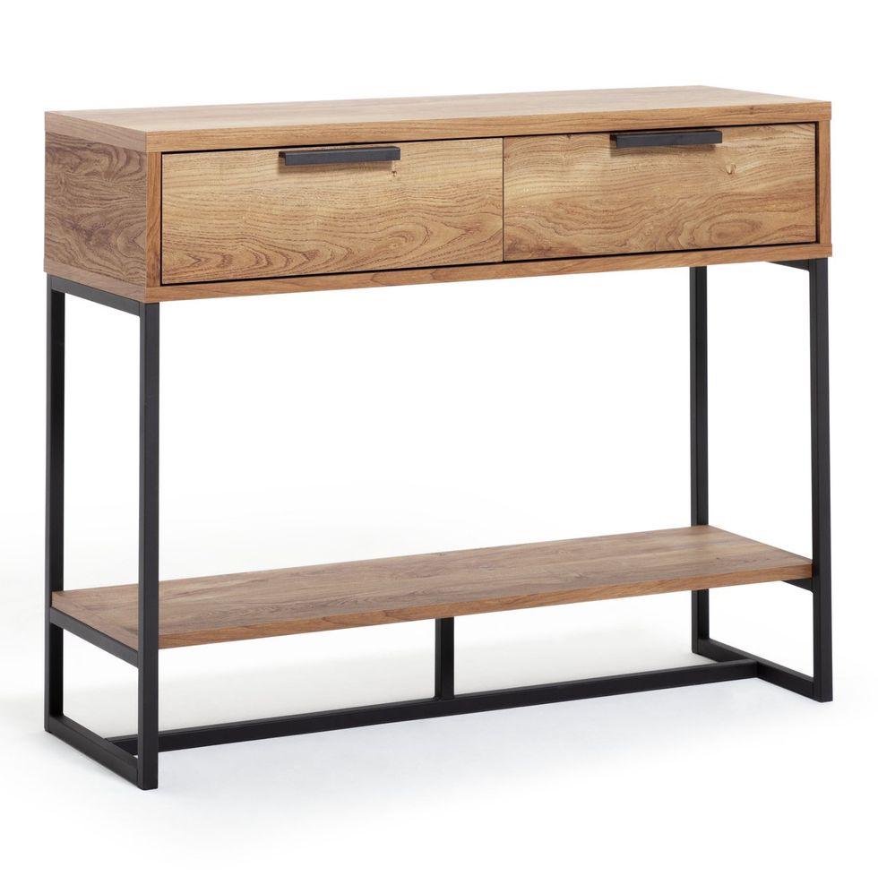 Nomad Console Table - Oak