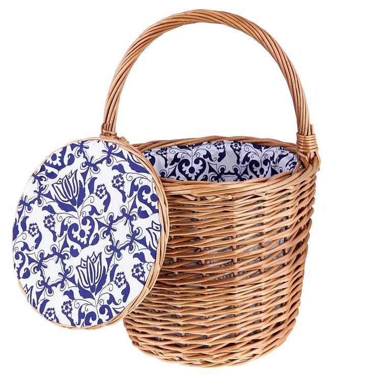 Tanner's Brown Wicker Basket