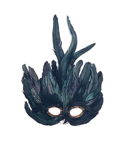 Black Feather Eye Mask