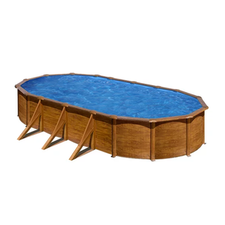 Piscina desmontable de acero ovalada Piscina desmontable de acero ovalada