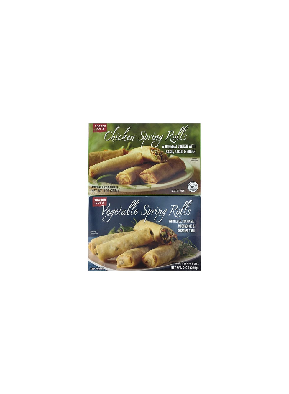 Chicken and Vegetable Spring Rolls Variety Pack