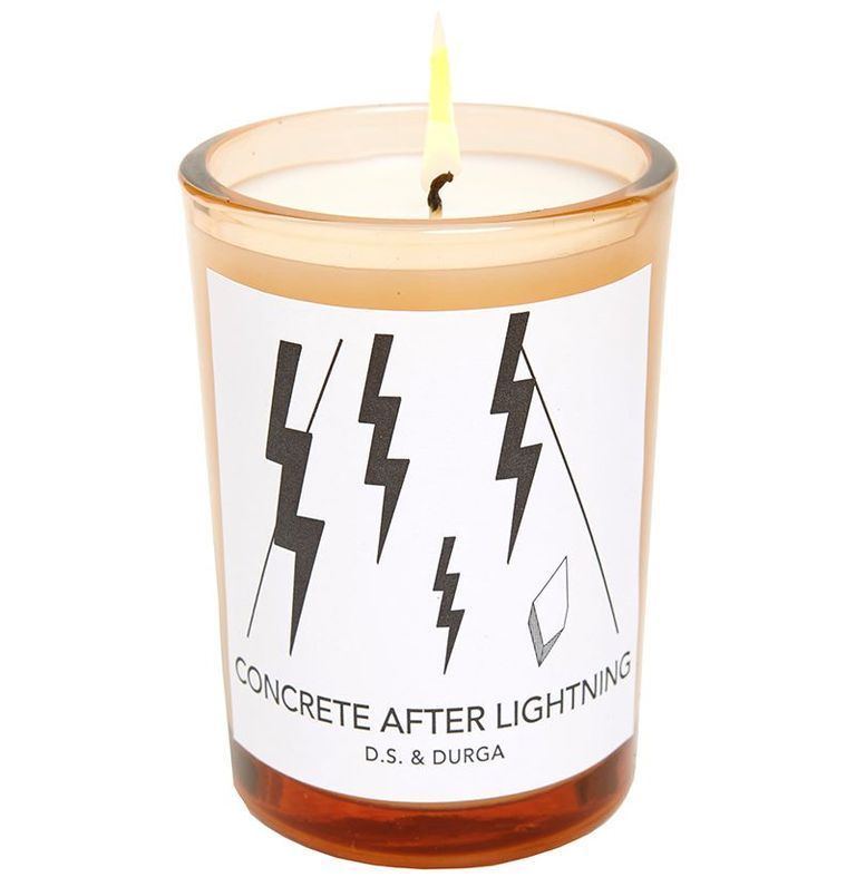 Concrete After Lightning Candle
