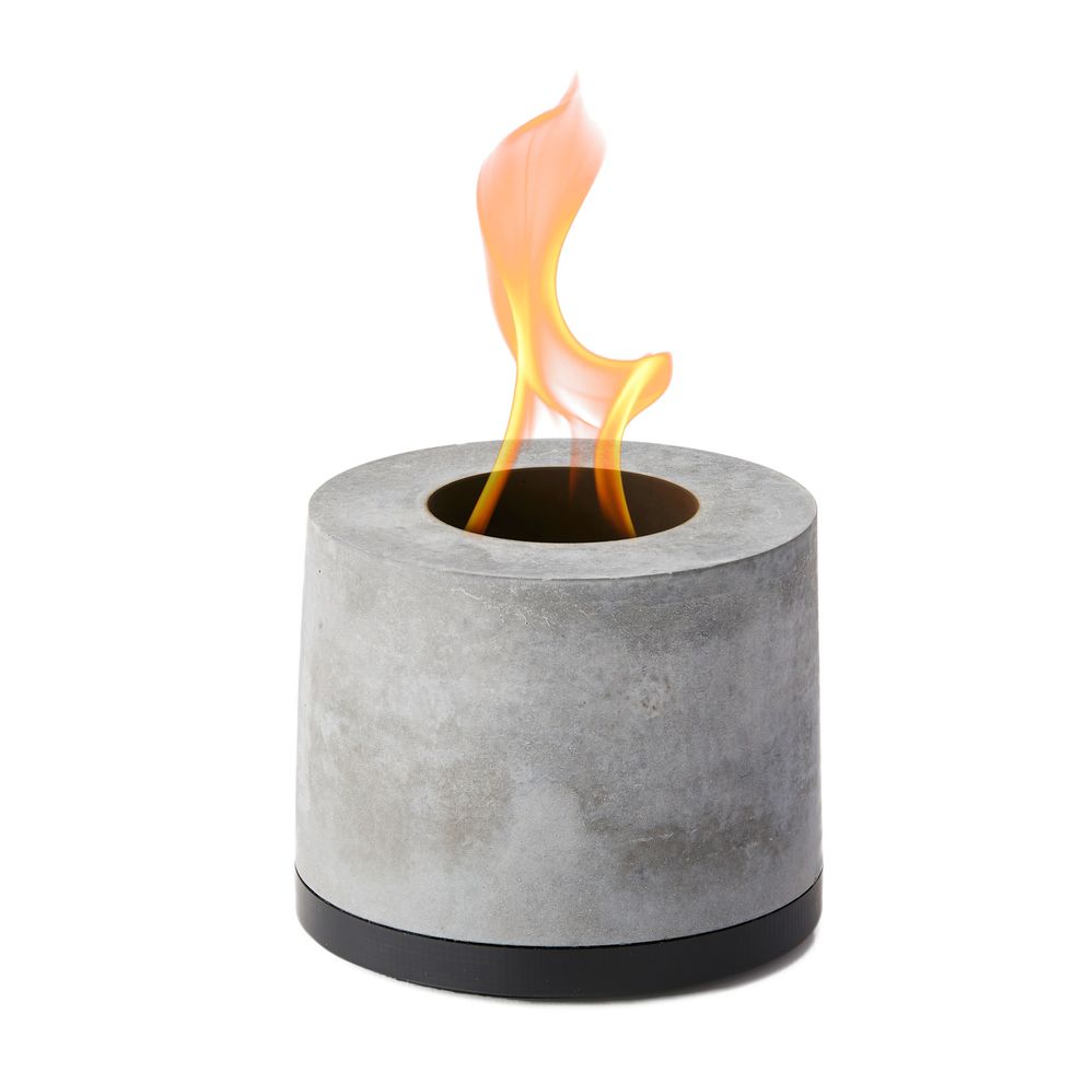 Personal Concrete Fireplace