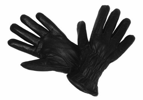 Child's Black Leather Gloves