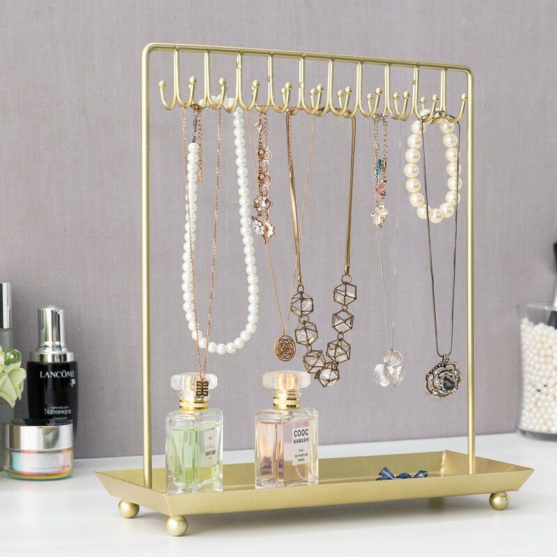 Jewelry Stand Necklace Earrings Stand Bracelets Rings Table Top Jewelry Tree Stand Jewelry Organizer Display Stand Display Jewelry 