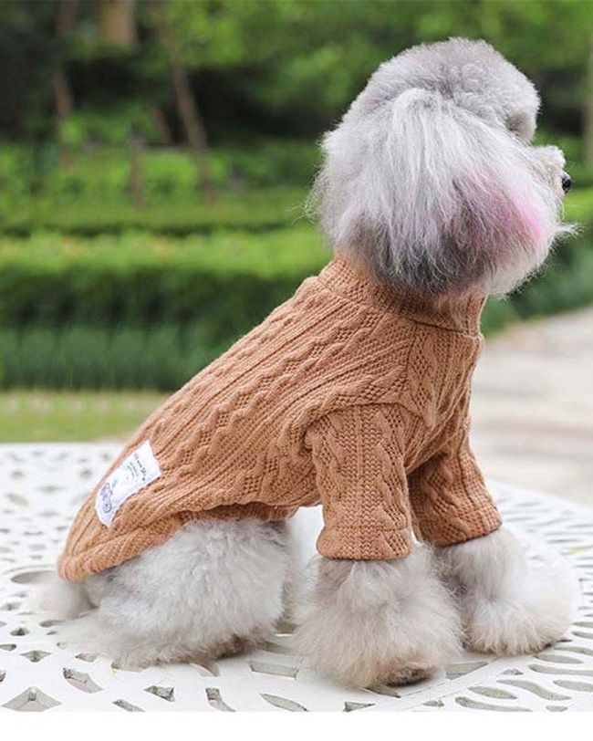 Classic Solid Puppy Dog Sweater 