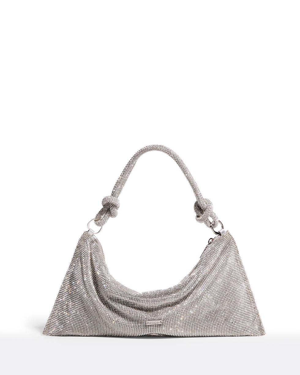 Hera Knotted Rhinestone Mini Shoulder Bag