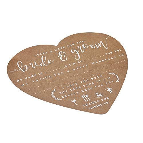 Advice For The Bride & Groom Rustic Country Cards 10 Pack