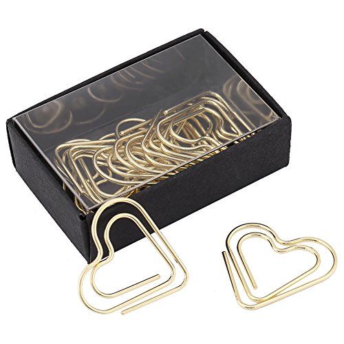 Love Heart Shaped Paper Clips 