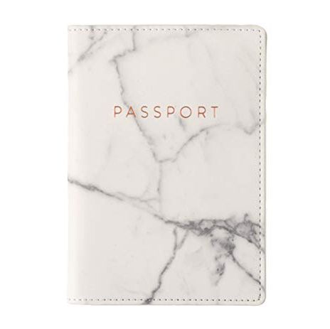 Marble Passport Cover