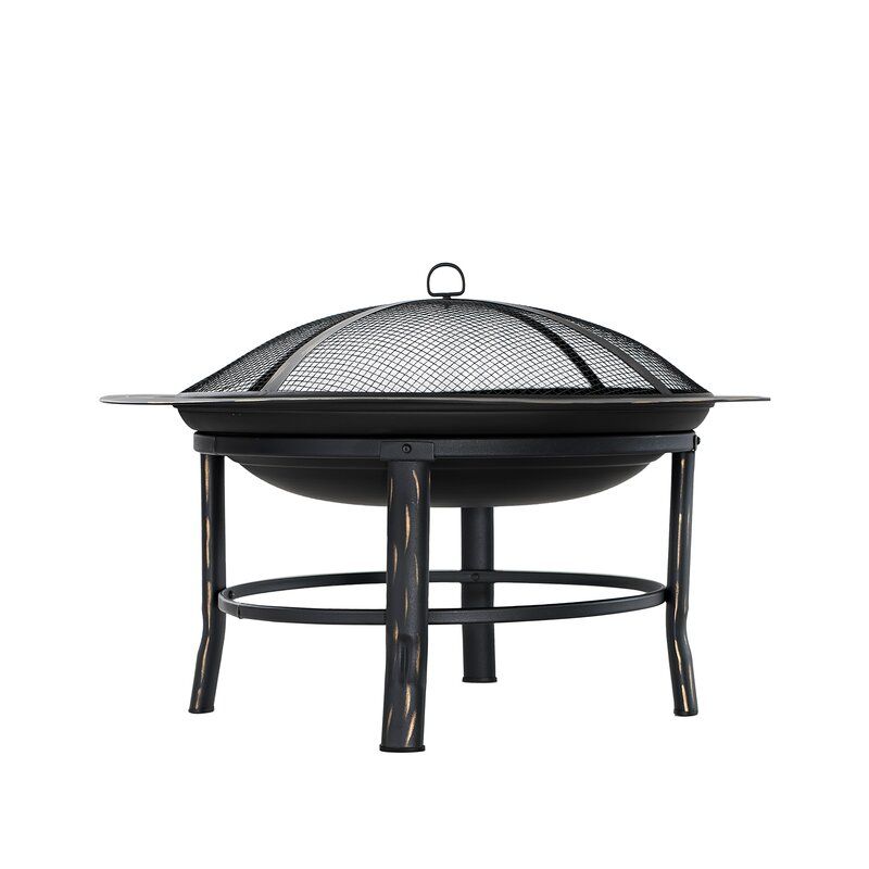 Steel Wood Burning Outdoor Fire Pit