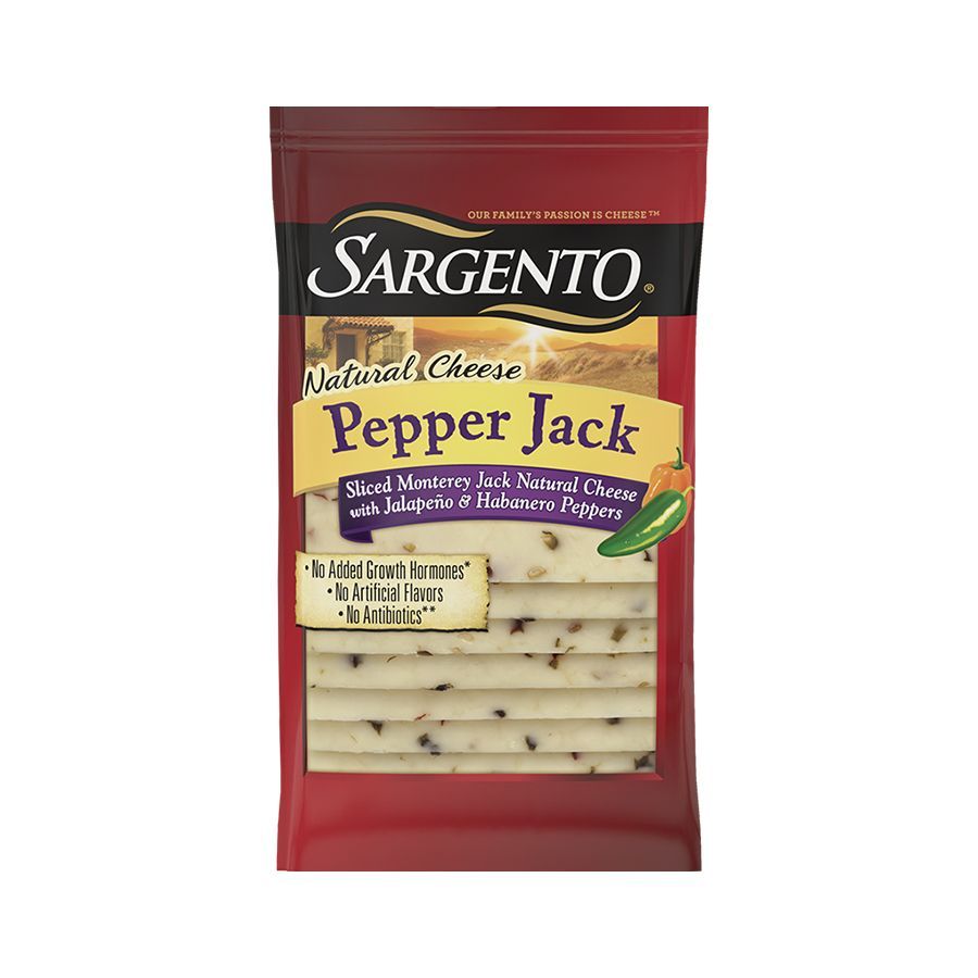 Sliced Pepper Jack Natural Cheese