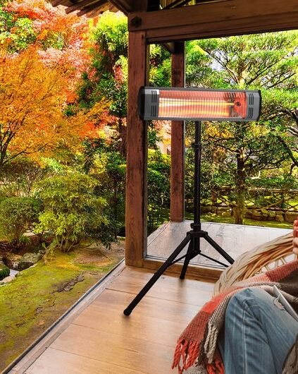 Heat Storm Tripod Infrared Electric Patio Heater