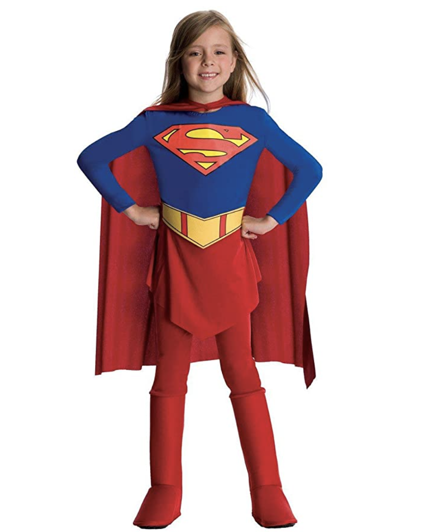 Adults Superwoman Supergirl Super Hero Costume Casplay Womens Party Fancy  Dress