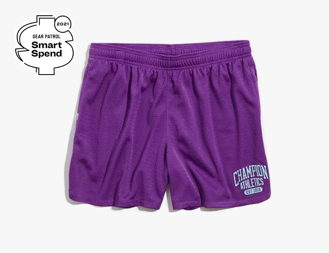 graphic mesh shorts