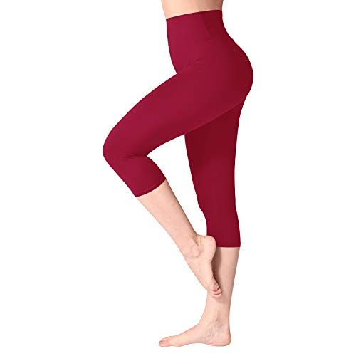  VALANDY Buttery Soft High Waisted Cropped Leggings for