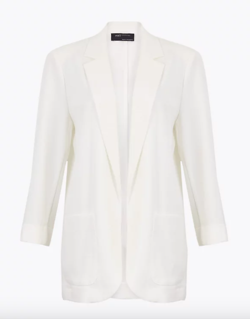Relaxed Patch Pocket Blazer