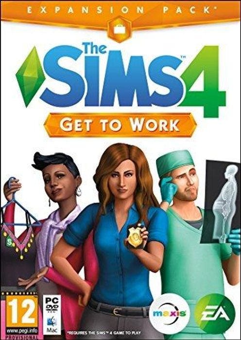 The Sims 4 Get to Work (PC code)