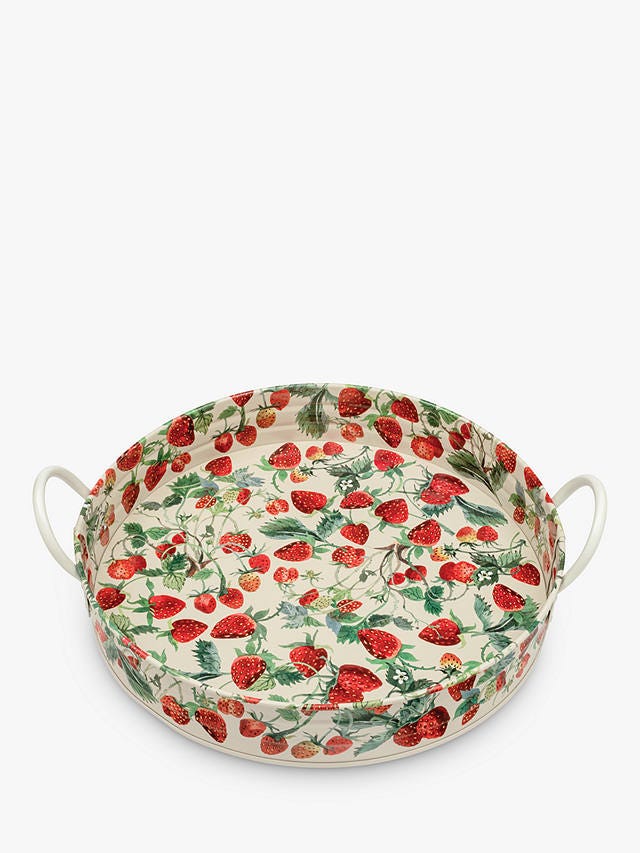 Emma Bridgewater Strawberries Large Handle Round Tray, 39cm