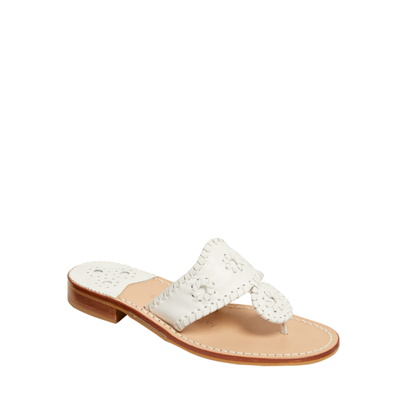 Amazon.com | Jack Rogers Palm Beach Sandal for Women - Slip on Style,  Leather Lining and Insole and Stacked Wooden Heel Toast/Toast 5 M | Slides