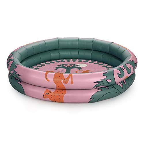 FUNBOY Giant Inflatable Luxury Pink Cabana Kiddie Pool