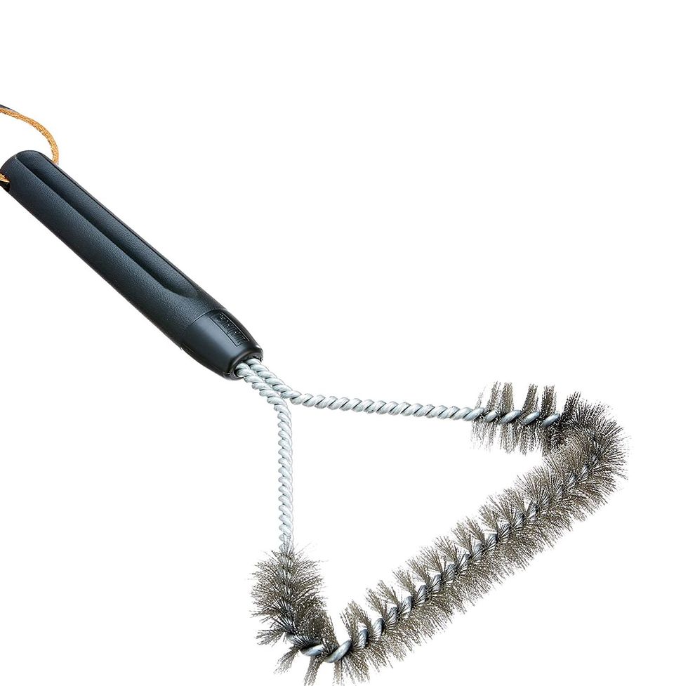 Grillaholics Essentials Brass Grill Brush for Porcelain Grill Grates