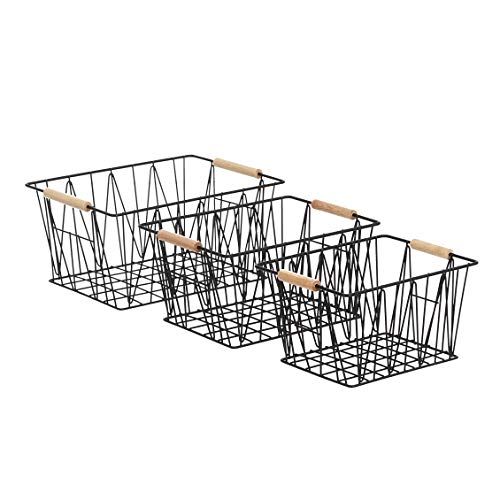 Set of 3 Wire Storage Baskets, Amazon, £23.52