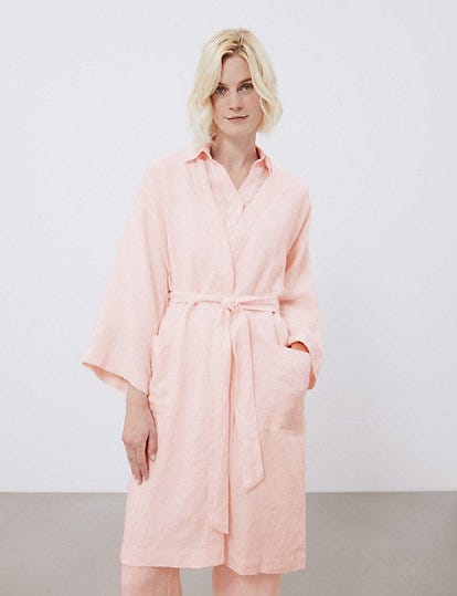Jaeger Pure Linen Robe