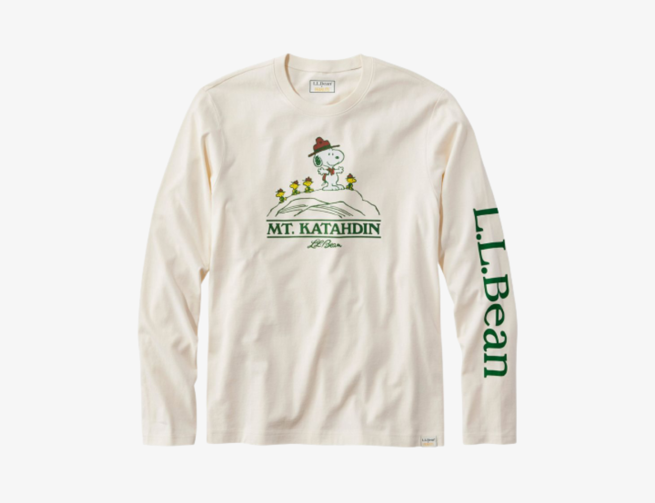 ll bean snoopy sweatshirt