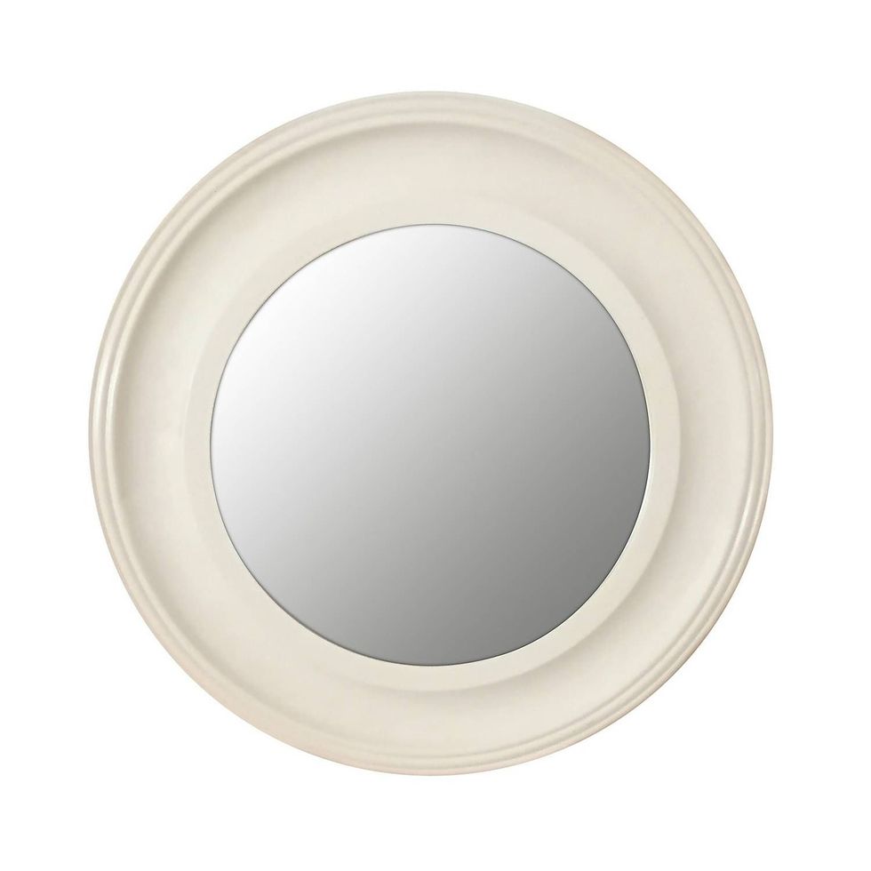 Country Living Round Wall Mirror Cream