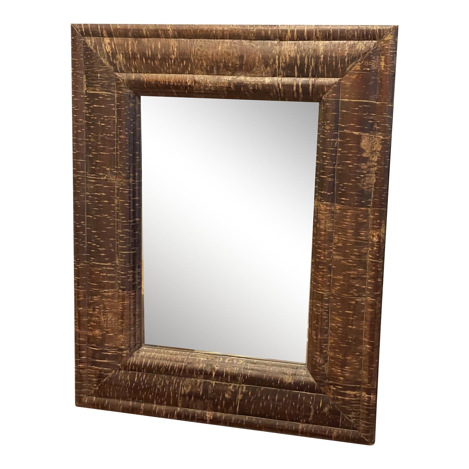 Bark Wrapped Wall Mirror