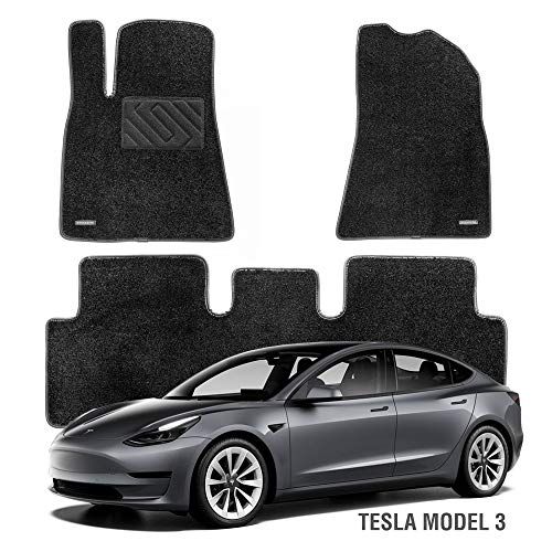 Best Tesla Model 3 Front Rear Trunk Well Mats