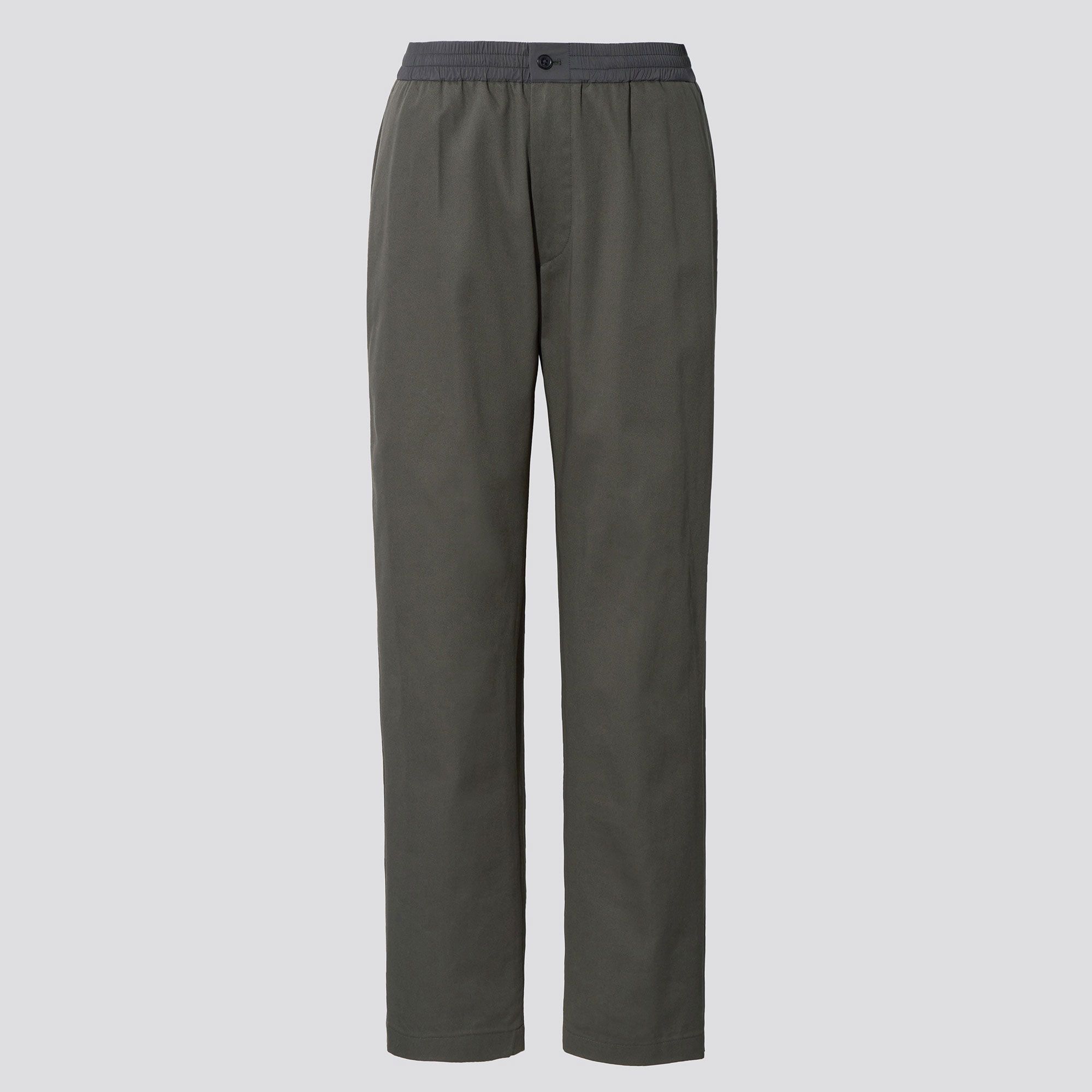 Wide-Fit Relaxed Tapered Pants