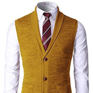 Knitted Slim Fit Vest