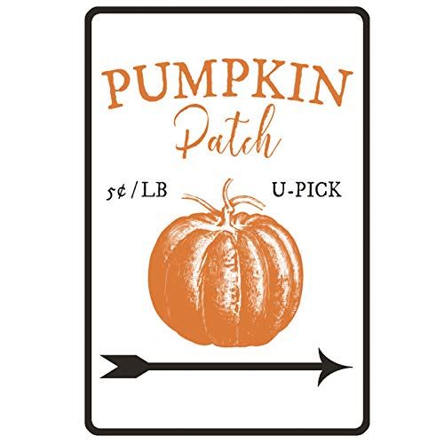 Aluminum Pumpkin Patch Sign