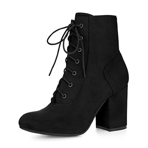 Lace Up Black Boots