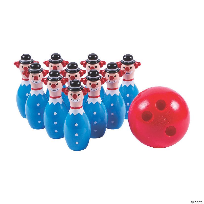 Mini Clown Bowling Set