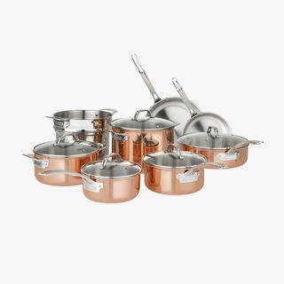 3-Ply Copper Clad, 13-Piece Cookware Set