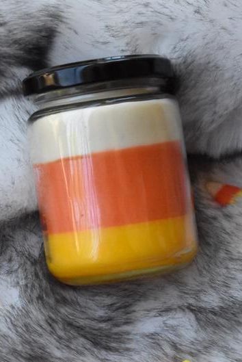 Candy Corn-Scented Candle