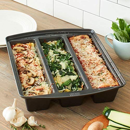 Lasagna pan with outlet cover