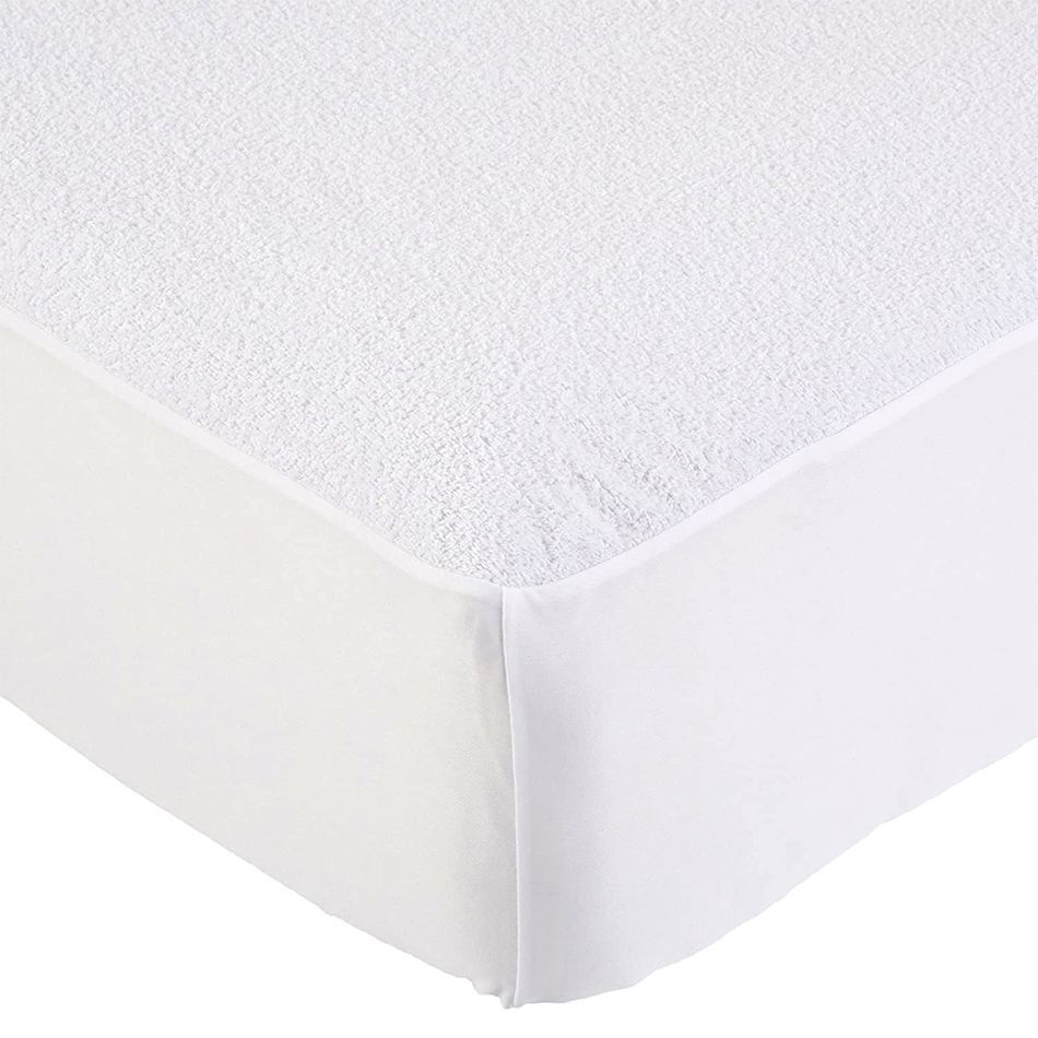 Lumaland Set of 2 Waterproof Mattress Protector 2 Pack 70 x 140 cm Breathable Anti Allergy Bedding Protector Set of 2 Mattress Pad Topper Cover
