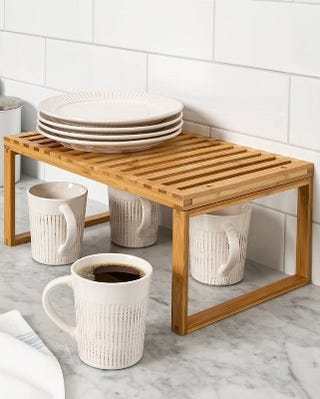 Bamboo Stackable Shelf Bamboo Stackable Shelf