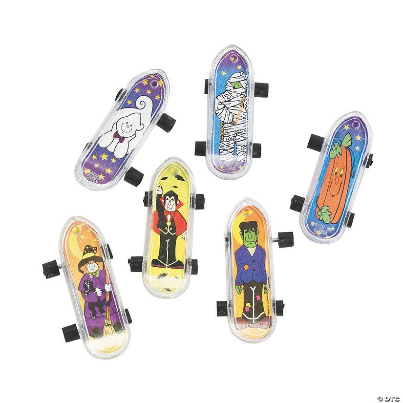 Mini Halloween Skateboards