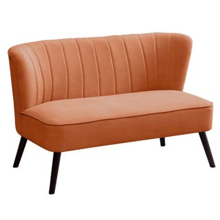 Mike 130cm Velvet Armless Loveseat