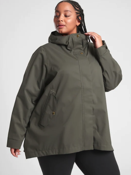 women's waterproof rain jacket with hood