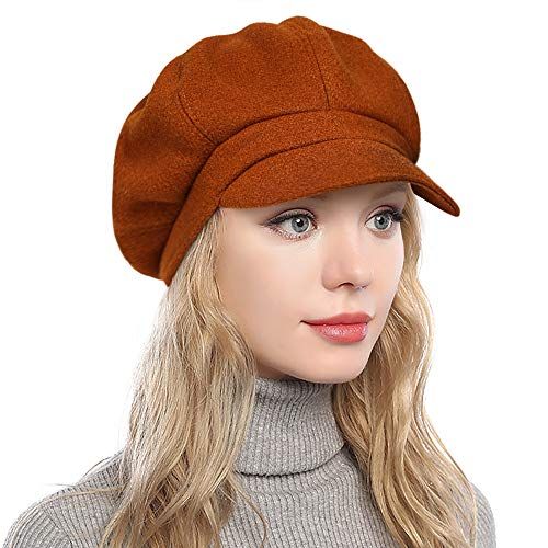 Winter Autumn Hat Ladies Girls Painters Cap Hats Xuxuou Girl French Beret Vintage Classic Solid Color Wool Berets Beanies Cap Hats for Kids 