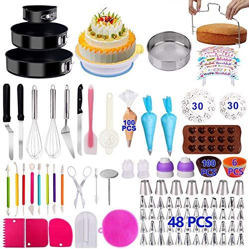 Plastic Cake Decorating Tools Set of 16 Pieces