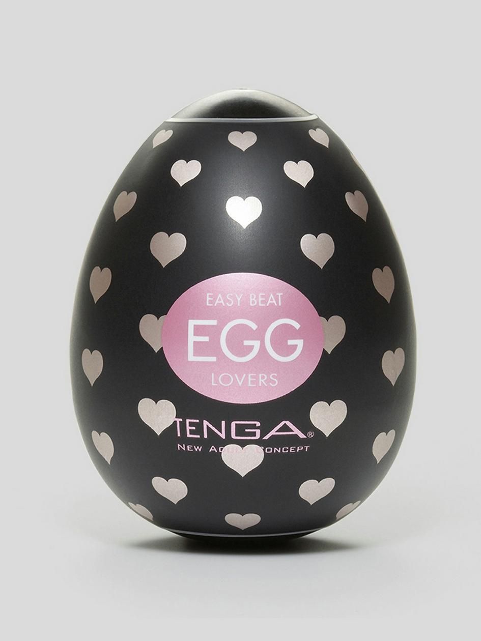 Egg Lovers Heart Textured Male Masturbator