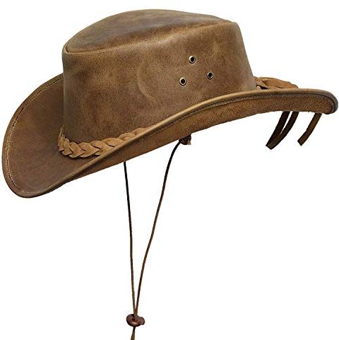 Leather Cowboy Hat 
